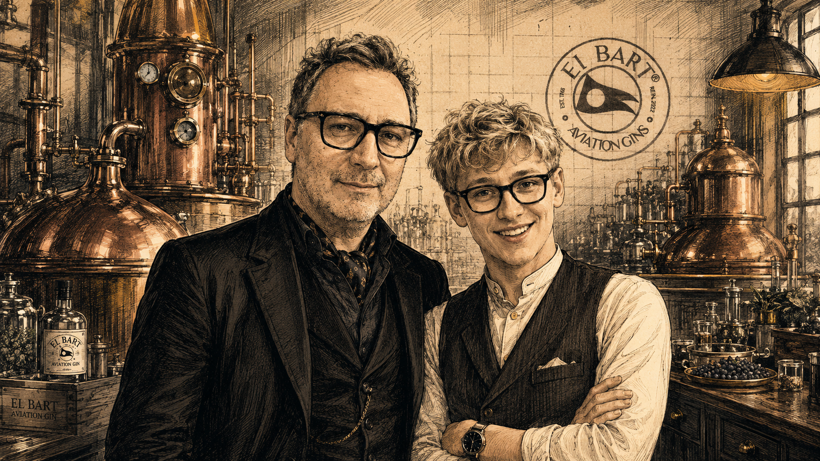 Dietmar Hölscher und sein Sohn Tristan Hölscher