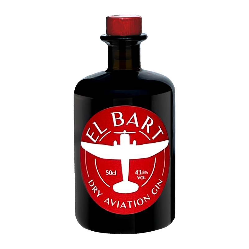 El Bart | Dry Aviation Gin | 43,5% VOL | 50 CL | Batch 001