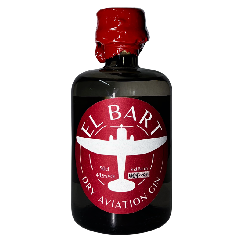 El Bart | Dry Aviation Gin | 43,5% VOL | 50 CL | Batch 002