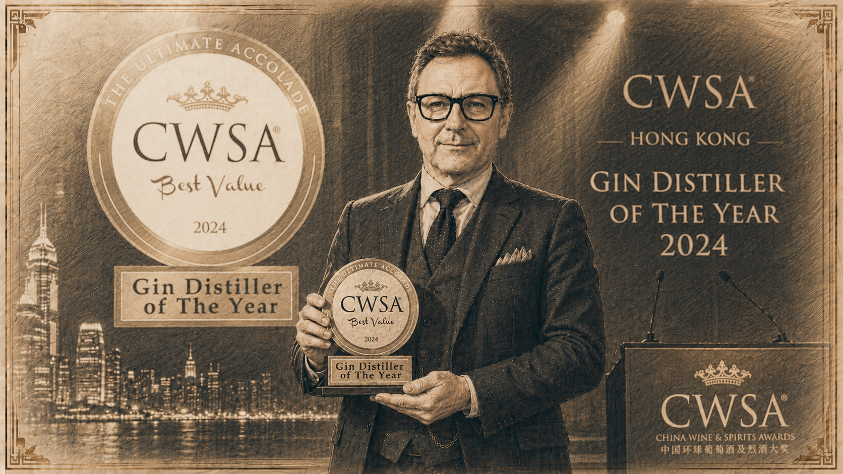 Dietmar Hölscher — Gin Distiller of the Year 2024, CWSA Hongkong