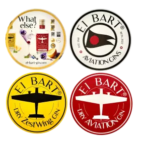 El Bart | 4er Gin-Deckel Set 4 Stück